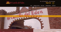 Desktop Screenshot of motelelcastillodeleden.com